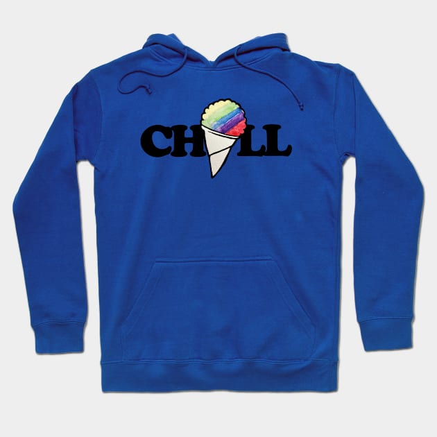 Chill retro 80s snow cone Hoodie by bubbsnugg